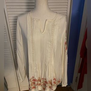 J Jill ivory tunic.  Size Large